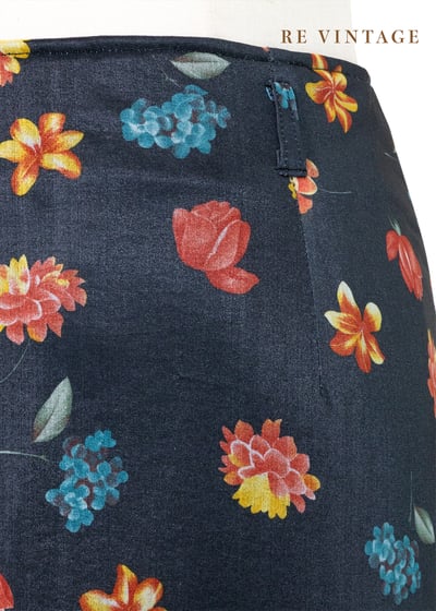 鮮明奪目繁花長裙（28"）5