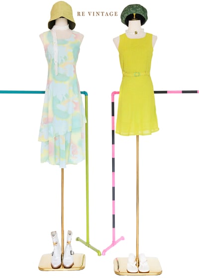 青檸氣泡摩登迷你洋裝2