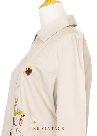 氣質單品 - 香草棕蝴蝶小花園襯衫9