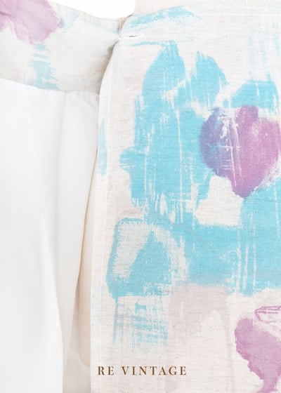 馬卡龍粉藍粉紫色一片式中長裙（26")8