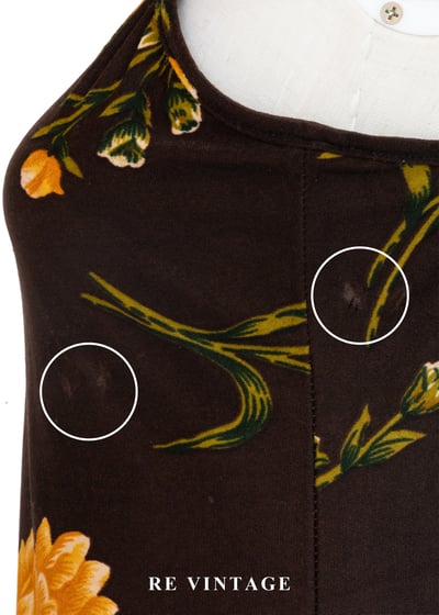 柑橘花香深巧克力色細肩帶洋裝14