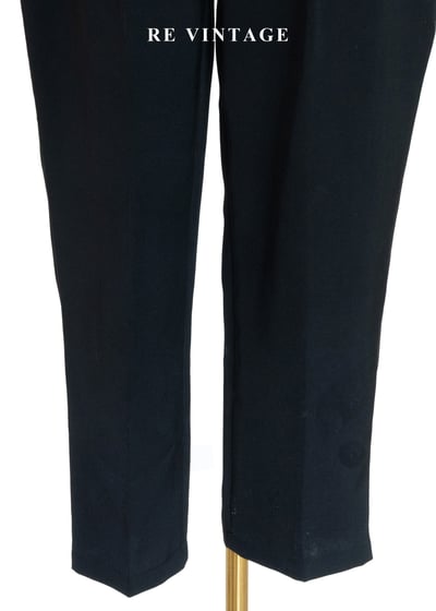 奢華金邊黑曜石的低語高腰褲（25-26"）4