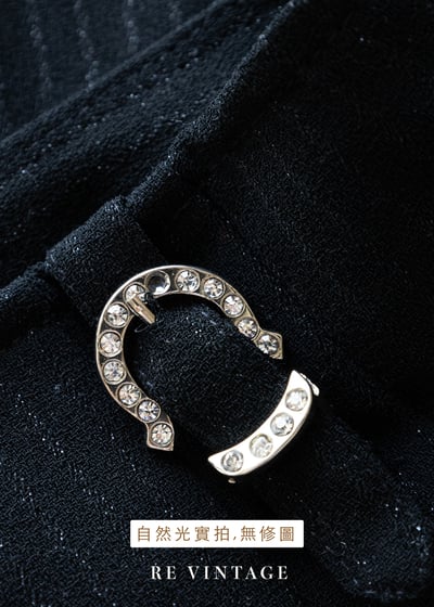 質感單品 - 小鑽馬蹄扣線條西裝褲（27"）12