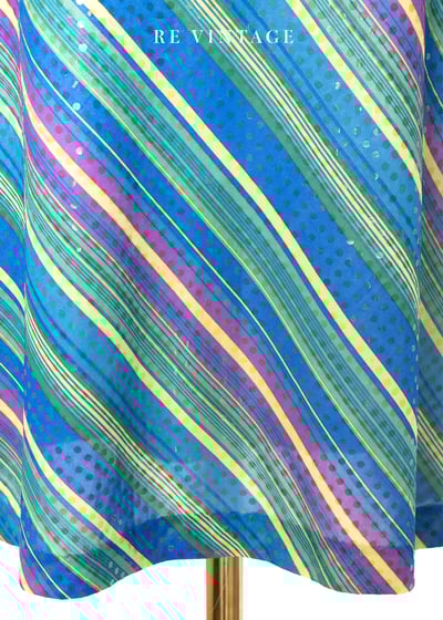 閃亮彩虹小點點斜紋及膝裙（28"）10