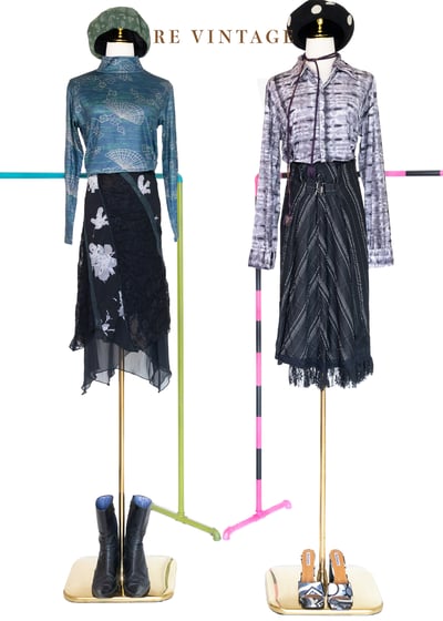 銀灰色の暈染斑紋絨布襯衫2