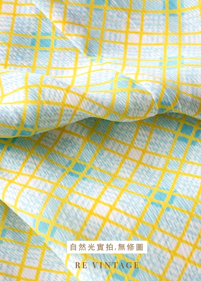 套裝上衣 - 檸檬汽水菱格紋上衣13