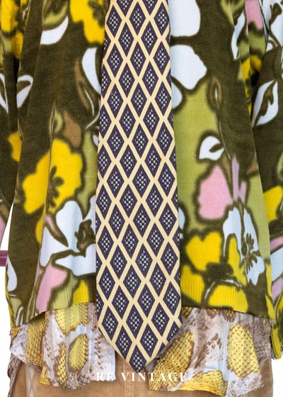 幻彩大花野性花園薄款針織毛衣4