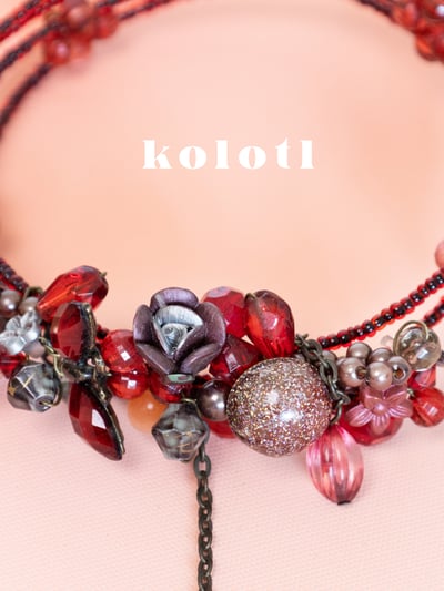 『法國寶物』紅石榴皇后頸鍊4