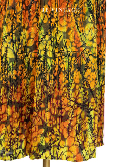 金龜子小枝葉燒絨絨布裙（26-32"）4