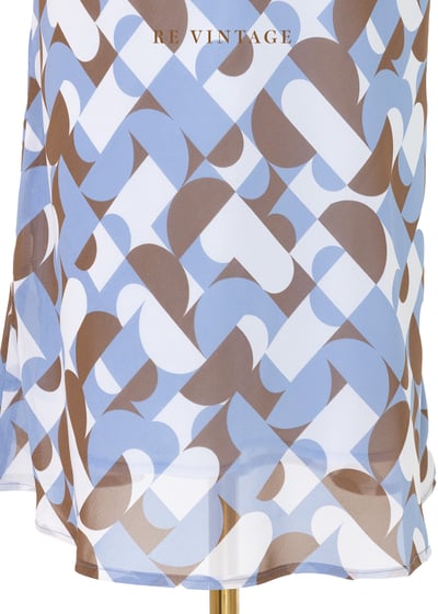 美術館幾何圖形畫作及膝裙（26"）4