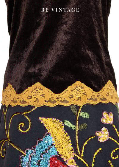 金翅蝶舞絨布小背心4