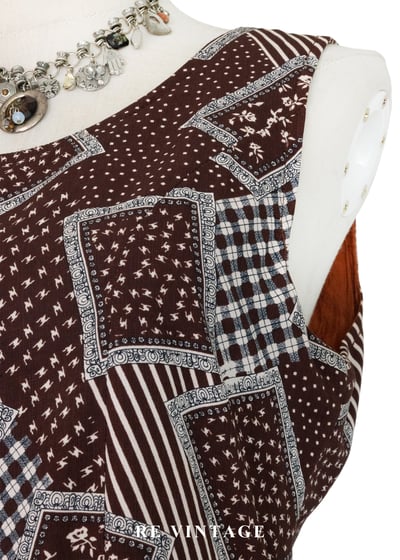 可可方盒 - 幾何拼貼雪紡長洋裝5