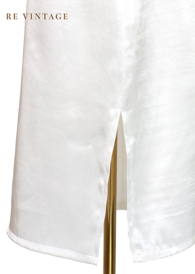 Snow White 緞面內搭長洋裝7