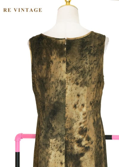 森林苔蘚渲染藝術洋裝12