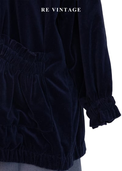 皇家深藍絲絨古典外套5