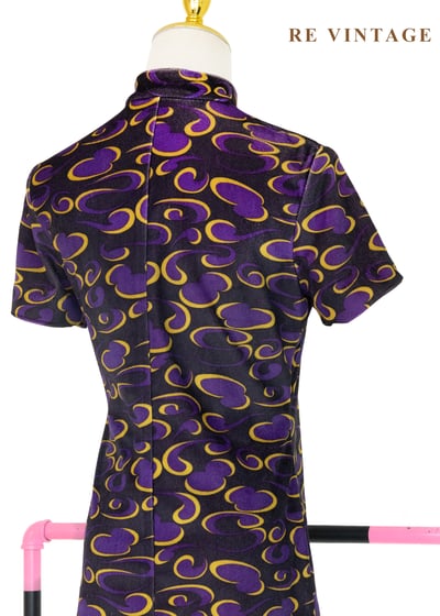 叛逆的東方娃娃迷幻頻率絨布洋裝13