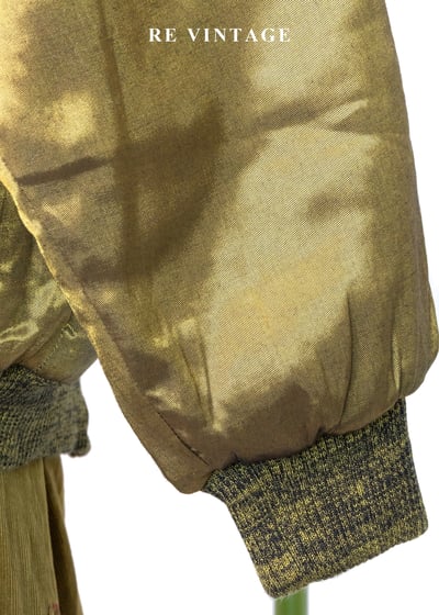 極光戰機 - 金黃橄欖光澤夾克外套15