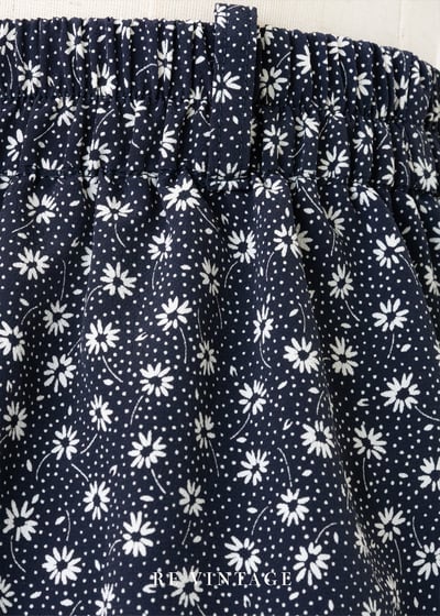 清新の藍色小白花褲裙（23-27"）9