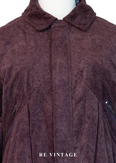 微醺梅洛酒水洗菱格紋夾克外套5