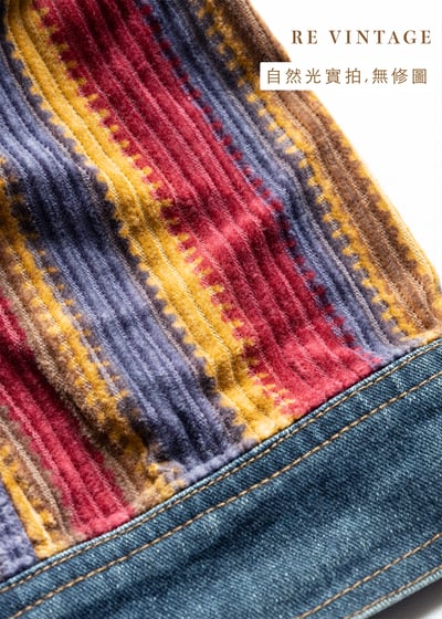 彩虹毛毛蟲牛仔外套13