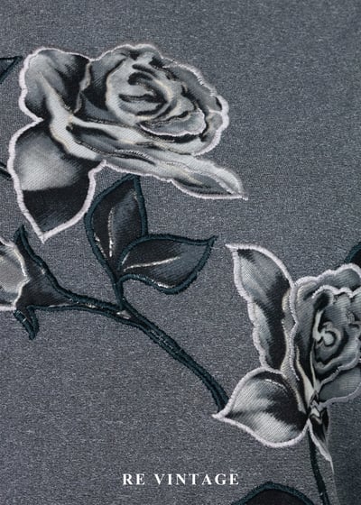 老底片玫瑰花影背心7