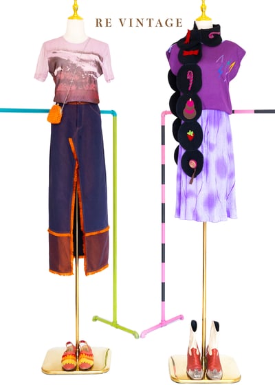 Violet 小鹿斑比中長裙（23-28")2