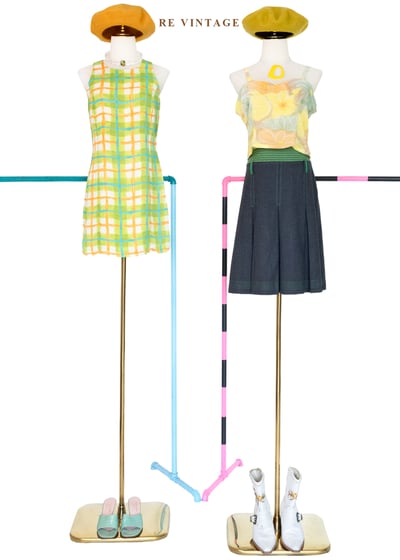 夏日午後印象派花朵背心2