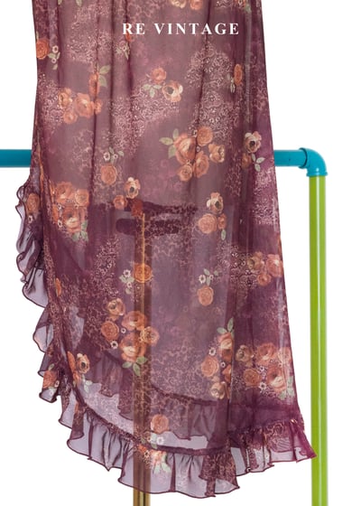 Rose Dust 茶玫瑰浪漫透膚洋裝11