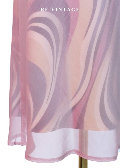 粉紅的液態夢境垂墜領洋裝14