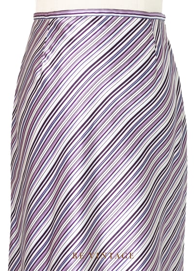 氣質單品 - 葡萄色斜紋緞面及膝裙（26"）3