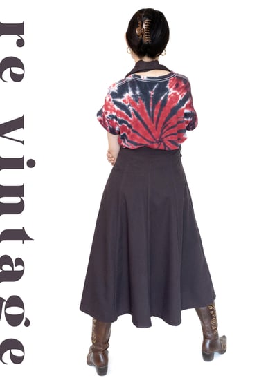 深灰色高腰繞頸One Day 洋裝4