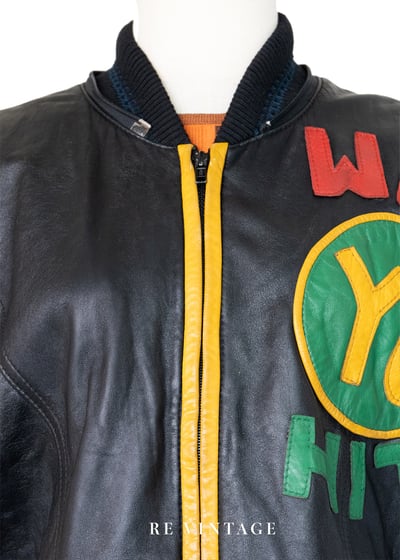 Homerun帥氣の皮革背心 （羊皮）4