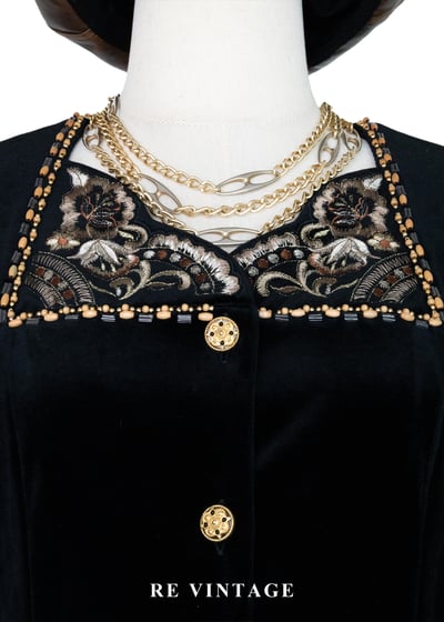 凡爾賽的夜晚約會絨布上衣3