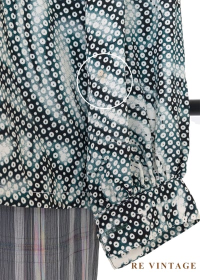 墨葉瀰漫點紋襯衫17