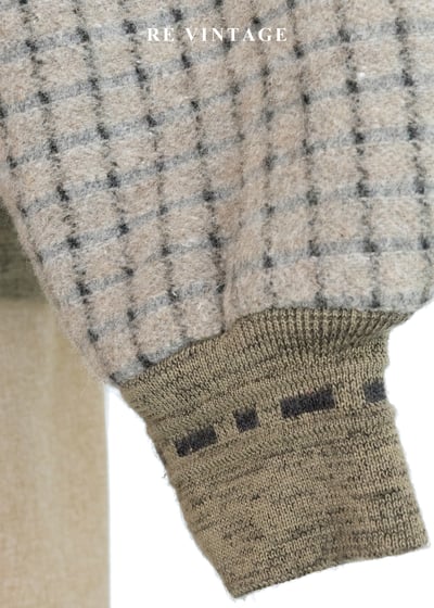 Brown Rice 微縮小方格毛呢夾克外套13