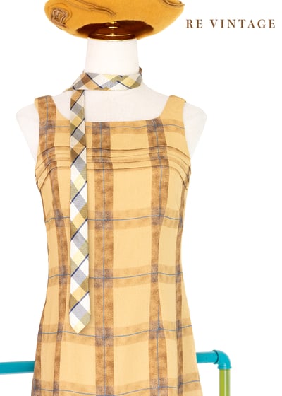 Butter Waffle 氣質格紋短洋裝8