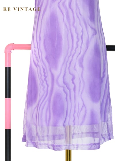 紫霧波紋光影層次網紗洋裝4
