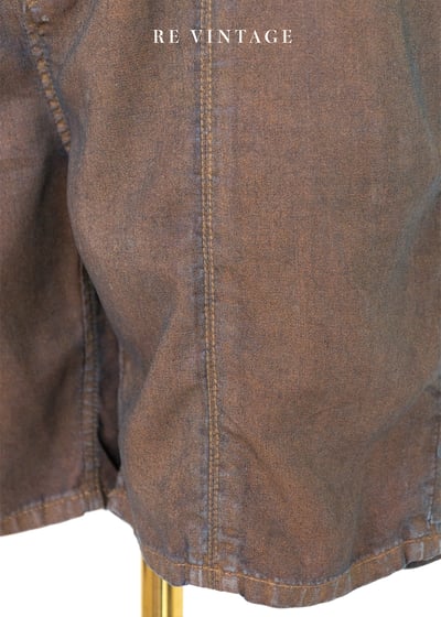 『歐洲寶物』兩種穿 Rusty Brown 短褲/吊帶褲5