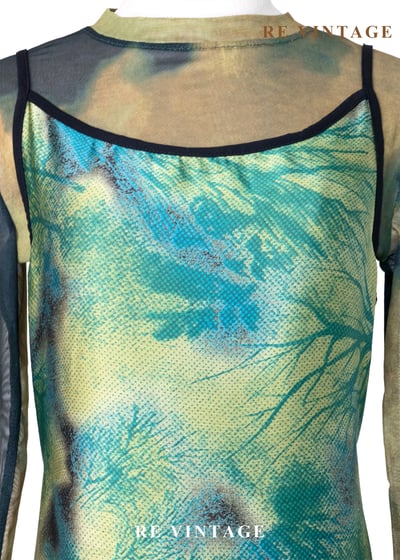 霧裡湖面陽光自然詩意細肩帶洋裝3