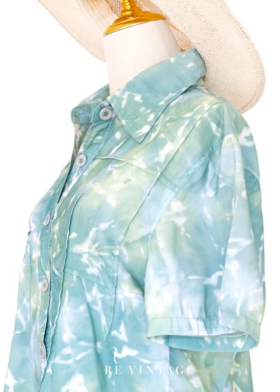 魔法特調暈染格紋上衣11