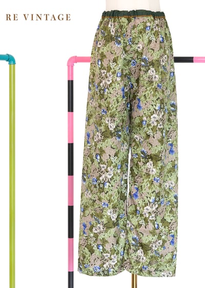 清爽森林高腰寬褲（20-30"）1