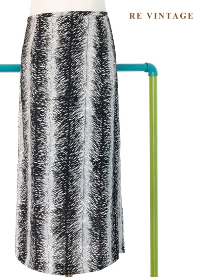 蔓延搖曳の羽毛中長裙（28"）1