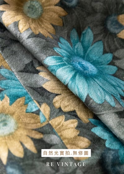 綠花園三色小花中長裙（23-29"）11