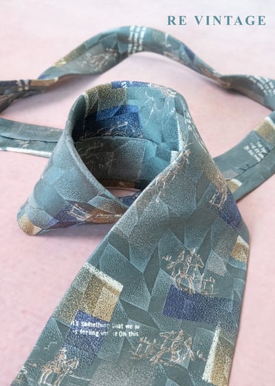 騎士映像拼方塊領帶8