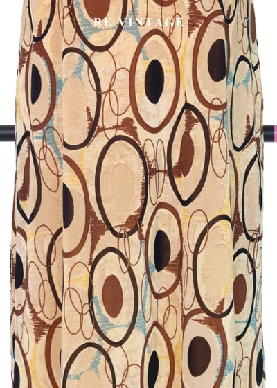 摩登棕色軌道迴圈長洋裝8