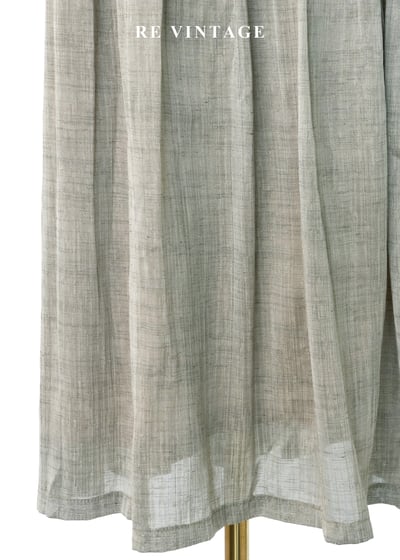 亞麻泥土蕾絲花徑長裙（26"）8