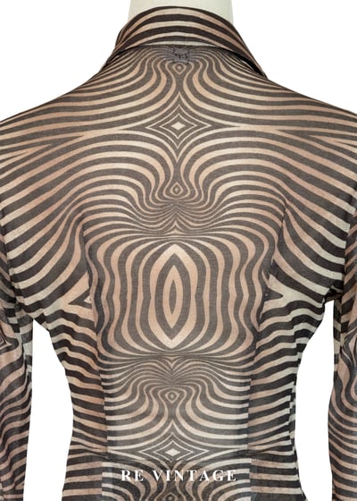 視覺迷走的條紋詩透膚上衣12