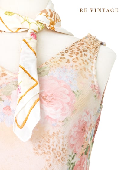 美麗佳人玫瑰豹紋氣質洋裝7