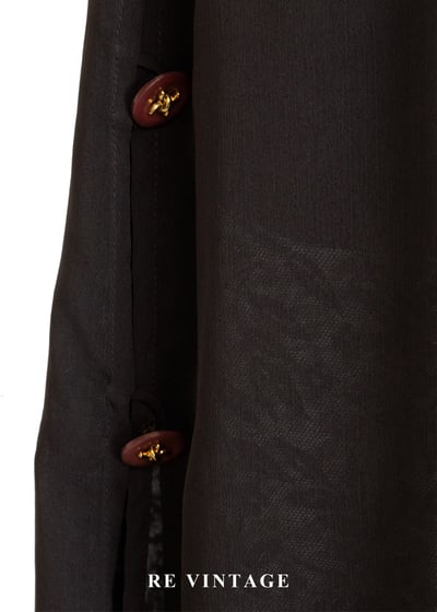 質感單品 -深褐色維多利亞蕾絲長裙（26"）11