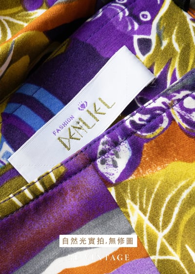 極光繁花華麗手繪高腰褲裙（26"）11